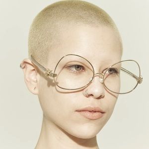 Percy Lau Dada Child Tiled Aviator Glasses